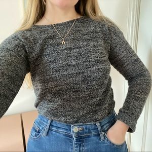 Topshop Heather Grey Long Sleeve - Size 4